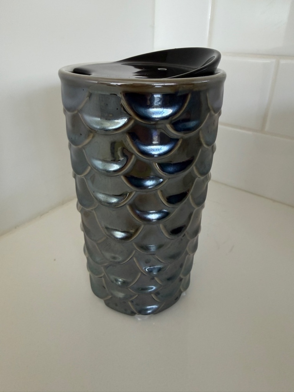 Starbucks Pearl Iridescent Ceramic Travel Mug